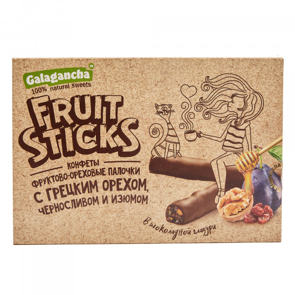 №2 Берестов КРАФТ Fruit Stiсks с черносливом и грецким орехом, 175г в Донецке