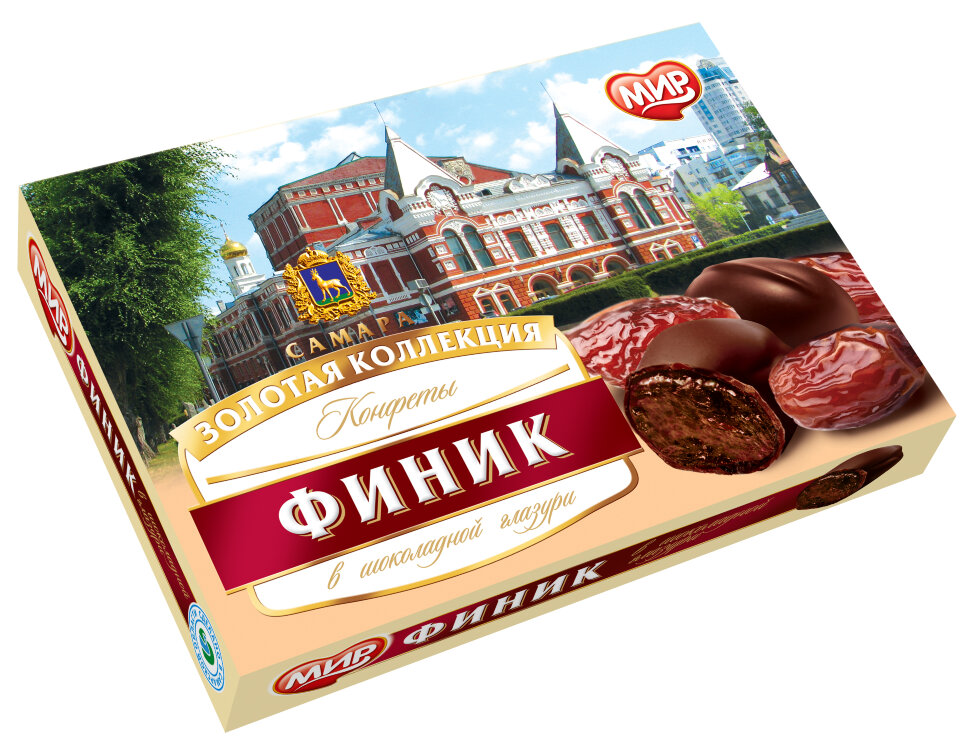  КФ МИР Финики в шоколадной глазури 160г  в Донецке