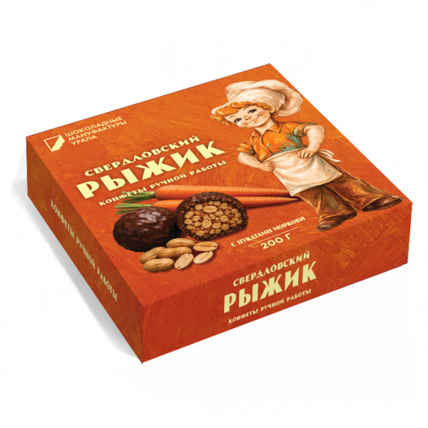 №1 Конфеты шоколадные "Свердловский рыжик" 200 гр  в Донецке