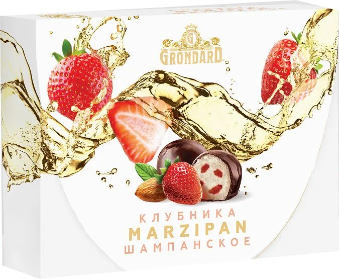  TM Grondard       (10185) Конфеты глазированные Марципановые Клубника и Шампанское, 98г в Донецке